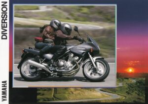 YAMAHA XJ 600 S Diversion + PROSPEKT brochure + 4 Seiten + aus 6/1993