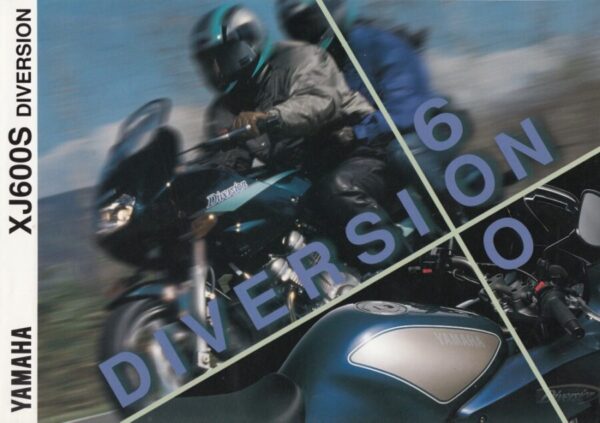 YAMAHA XJ 600 S Diversion + PROSPEKT brochure + 4 Seiten + aus 1995