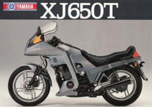 YAMAHA XJ 650 T + Prospekt flyer + 1 Blatt / 2 Seiten + aus 1982