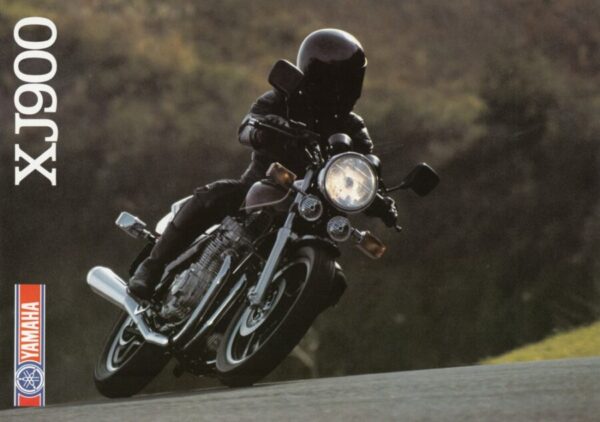 YAMAHA XJ 900 + Prospekt brochure + 4 Seiten + aus 1985