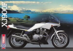 YAMAHA XJ 900 F + Prospekt brochure + 4 Seiten + aus 9/1987