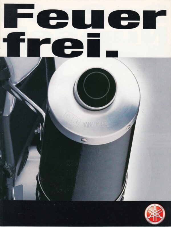 YAMAHA + Feuer frei + Prospekt brochure + 12 Seiten