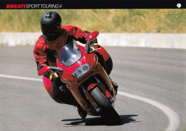 DUCATI ST4 + Sport Touring + Prospekt + 1 Blatt / 2 Seiten + aus 1999