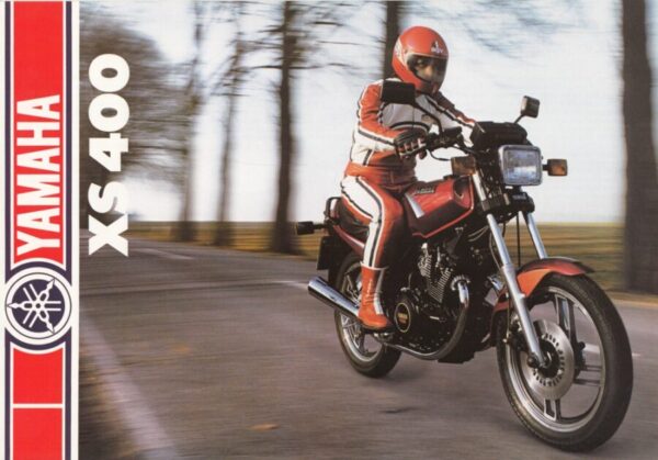 YAMAHA XS 400 + Prospekt brochure + 6 Seiten
