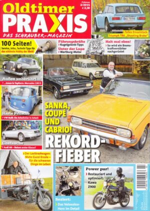 02 Oldtimer Praxis 02/2015 – Opel Rekord C Sprint; Kawasaki Z900; Moto Guzzi Ercole