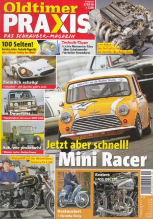 02 Oldtimer Praxis 02/2016 – Austin Morris Mini Cooper S 1275; Yamaha XS 1100; Victoria Vicky