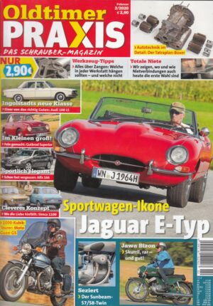 02 Oldtimer Praxis 02/2020 – Jaguar E-Type; Moto Guzzi V1000 G5; Jawa 633 "Bizon"