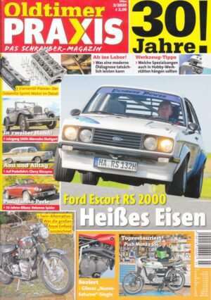 Oldtimer Praxis 03/2020 – Ford Escort RS 2000; Royal Enfield Interceptor; Puch Monza 6SL