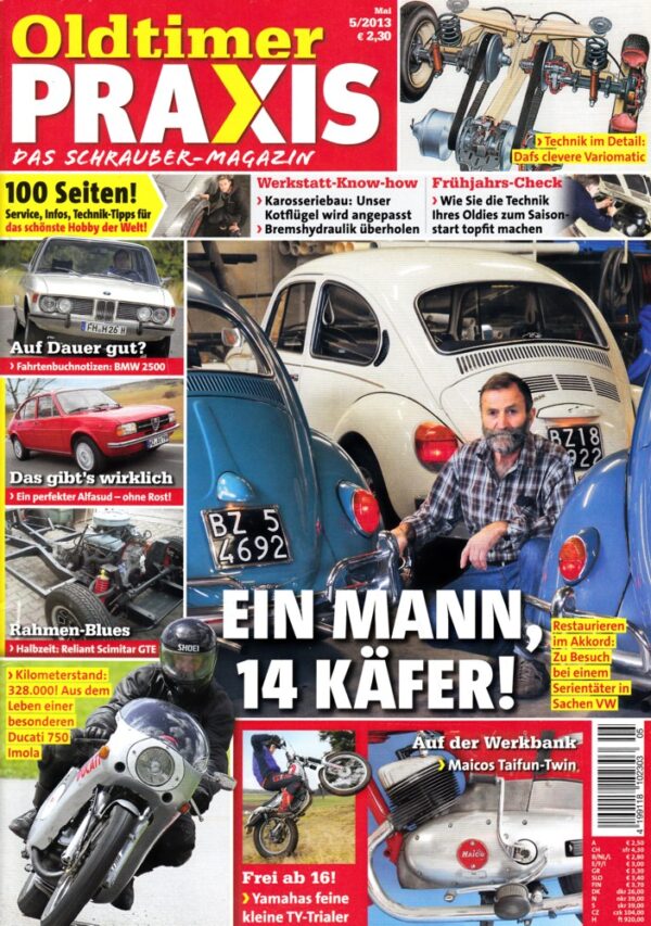 05 Oldtimer Praxis 05/2013 – VW Käfer; Ducati 750 Imola; Yamaha TY-Trialer