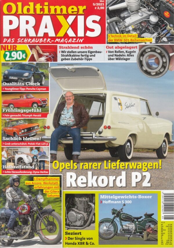 Oldtimer Praxis 05/2021 – Opel Rekord P2; Gilera Saturno Sport; Hoffmann S 300