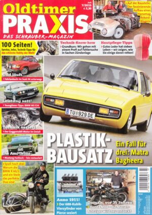 07 Oldtimer Praxis 07/2015 – Matra Bagheera; Honda MB8; BMW R 60/2