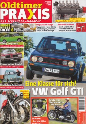 Oldtimer Praxis 11/2016 – VW Golf I GTI; NSU Konsul; Suzuki GT 550