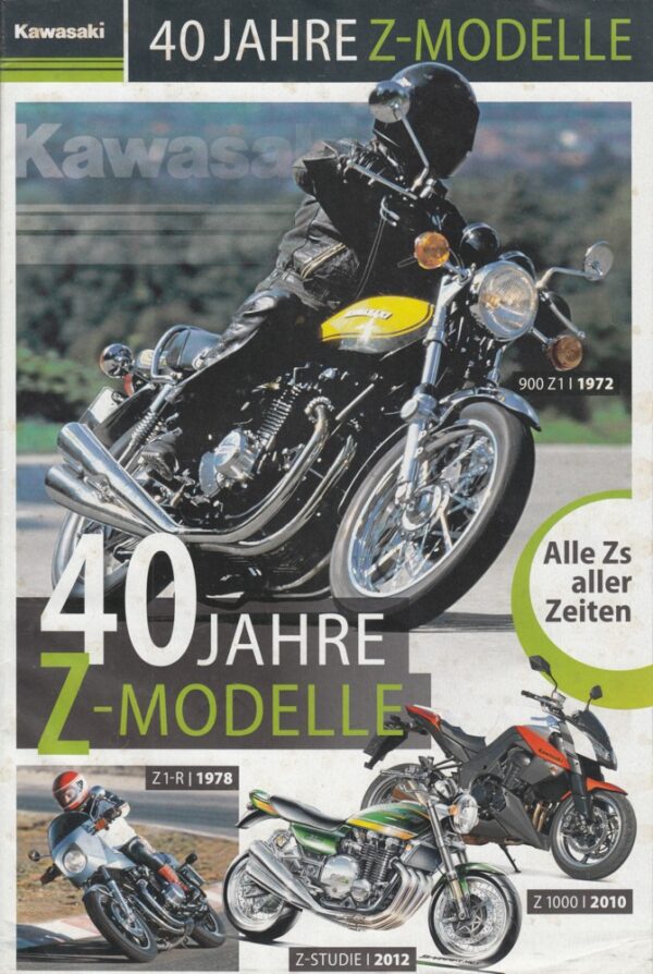 Kawasaki - 40 Jahre Z-Modelle | Original Sonderheft Beilage MOTORRAD 2012 | 32 Seiten