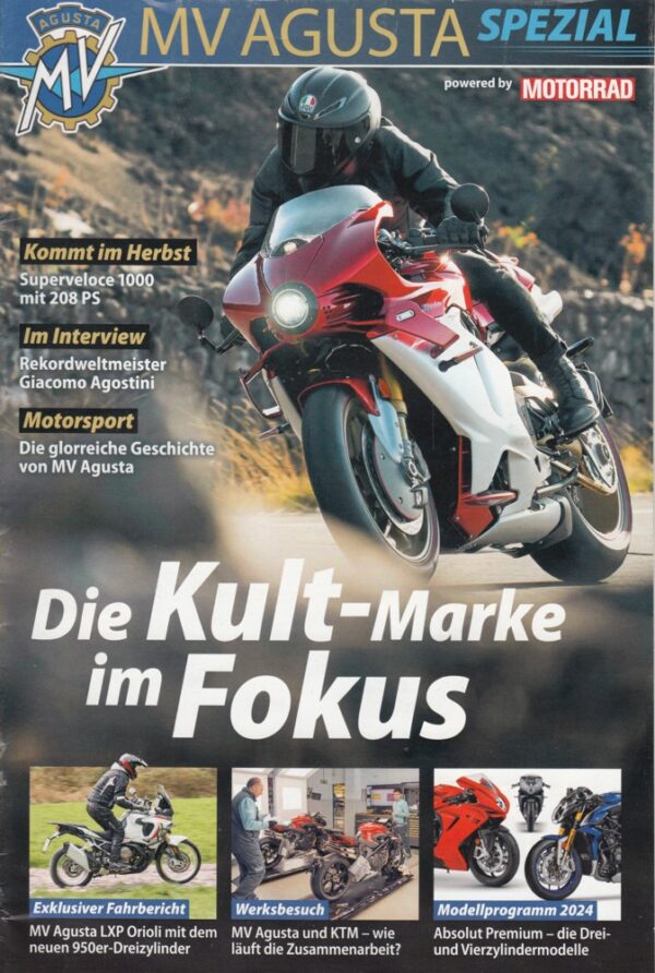 MV Agusta - Spezial | Die Kult-Marke im Fokus | MOTORRAD Beilage 2024