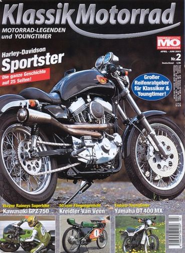 MO Klassik Motorrad 2/2003 – Harley-Davidson Sportster; Junak; Triumph