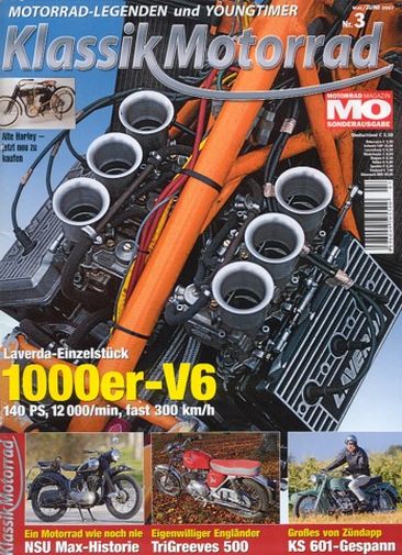 MO Klassik Motorrad 3/2007 – NSU Max; Zündapp KS 601 Sport; Suzuki GT 380
