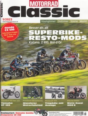 Motorrad Classic 5/2023 – Suzuki Katana, Kawasaki Z 900, Moto Guzzi 1000 S