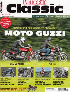 Motorrad Classic 9/2021 – Moto Guzzi 850 Le Mans / 750 S3