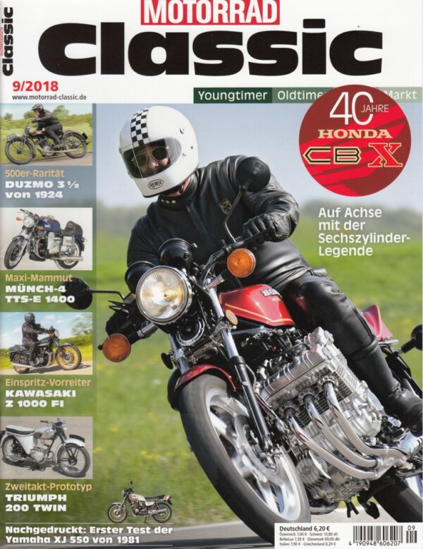 09 Motorrad Classic 09/2018 – Honda CBX; Kawasaki Z 1000 FI
