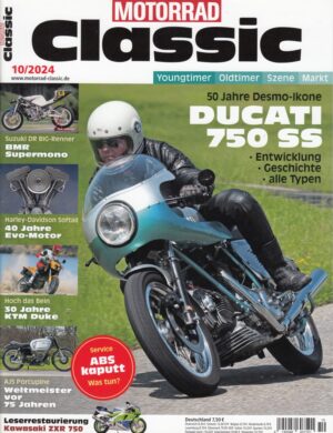 Motorrad Classic 10/2024 – Ducati 750 SS, BMR Supermono, KTM Duke