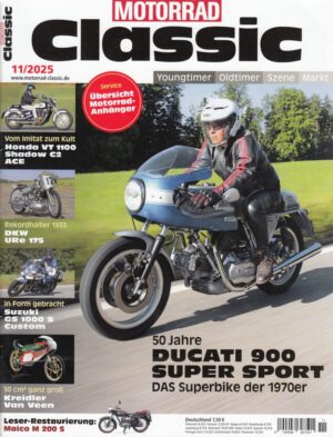 Motorrad Classic 11/2025 – Ducati 900 Super Sport, Honda VT 1100 Shadow C2 ACE