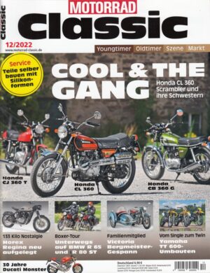 Motorrad Classic 12/2022 – Honda CL 360 Scrambler; BMW R 65 / R 80 ST