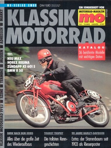 MO Klassik Motorrad 1993 – BMW R 50/2, Zündapp KS 601 Sport, Horex Regina 400, NSU Supermax 