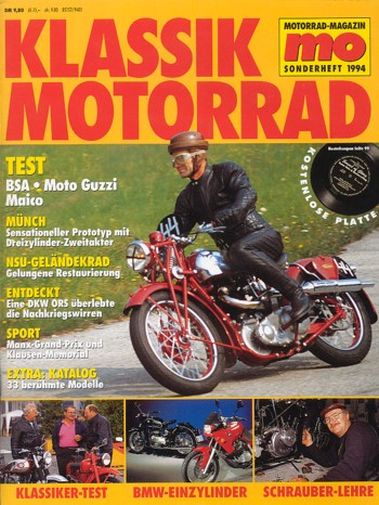 MO Klassik Motorrad 1994 – Moto Guzzi Airone 250, Maico Taifun 400, BSA Super Rocket