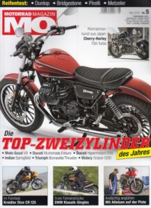 Titelseite: MO 5/2016 – Moto Guzzi V9 Roamer; Kreidler Dice CR 125