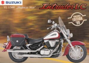 SUZUKI VL 1500 Intruder LC + Edition 99 "Highway Star" + Prospekt brochure + 6 Seiten + aus 11/1998