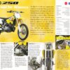 SUZUKI RM 125 + Prospekt flyer + 1 Blatt / 2 Seiten
