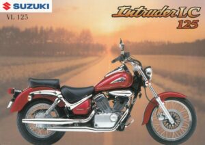 SUZUKI VL 125 Intruder LC + Prospekt brochure + 4 Seiten + aus 5/1999