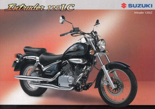 SUZUKI VL 125 Intruder LC + Prospekt + 1 Blatt / 2 Seiten + aus 1/2002