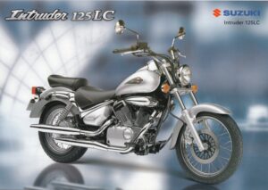 SUZUKI VL 125 Intruder LC + Prospekt + 1 Blatt / 2 Seiten + aus 12/2002