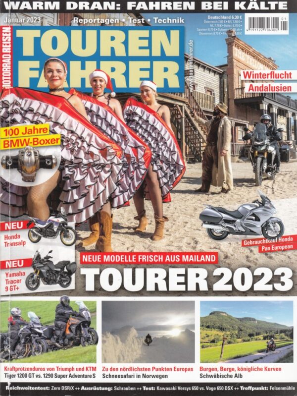 Tourenfahrer 1/2023 – Triumph Tiger 1200 GT vs. KTM 1290 Super Adventure S