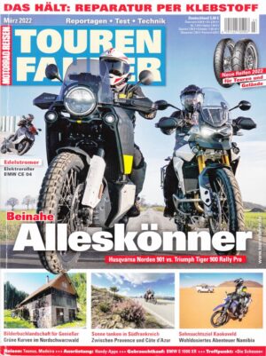 Tourenfahrer 3/2022 – Husqvarna Norden 901 vs. Triumph Tiger 900 Rally Pro