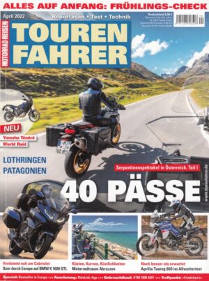 Tourenfahrer 4/2022 – BMW K 1600 GTL; KTM 1090 Adventure