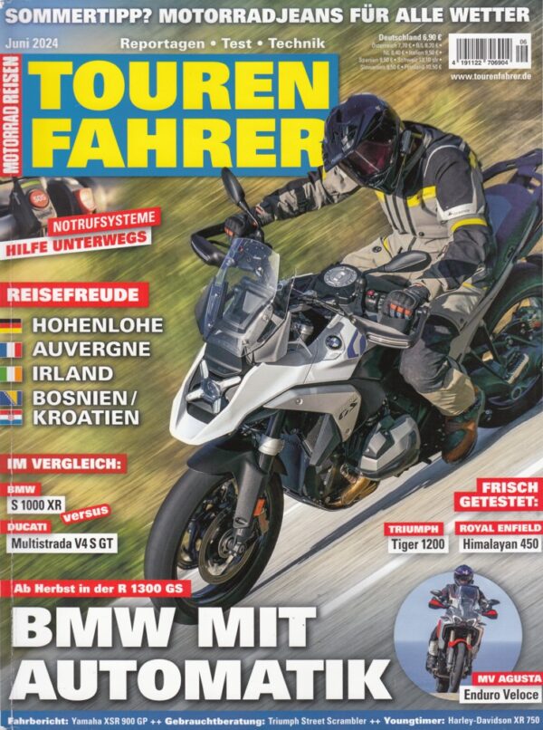 06 Tourenfahrer 6/2024 – BMW S 1000 XR vs. Ducati Multistrada V4 S GT