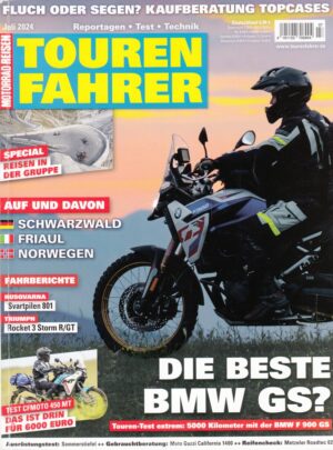 Tourenfahrer 7/2024 – BMW F 900 GS; CFMoto 450 MT