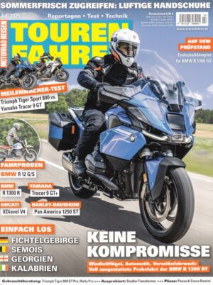 Tourenfahrer 7/2025 – BMW R 1300 RT; Schalldämpfer BMW R 1300 GS