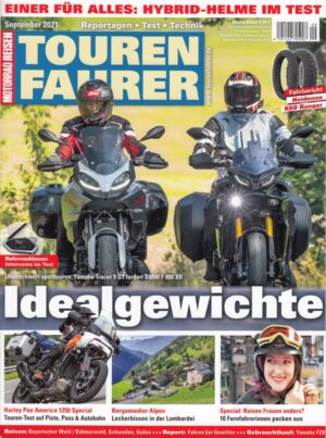 Tourenfahrer 9/2021 – Yamaha Tracer 9 GT vs. BMW F 900 XR
