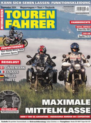 Tourenfahrer 9/2024 – BMW F 900 GS Adventure vs. Husqvarna Norden 901