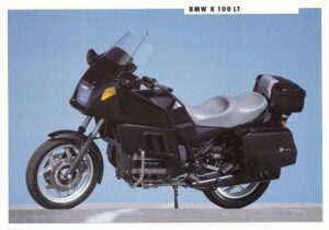 Titelseite: BMW K 100 LT + Prospekt flyer + 1 Blatt / 2 Seiten
