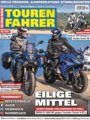 Tourenfahrer 10/2025 – BMW R 1300 RS vs. Yamaha Tracer 9 GT+