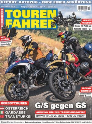 Tourenfahrer 11/2025 – BMW R 12 G/S vs. BMW R 1300 GS Trophy