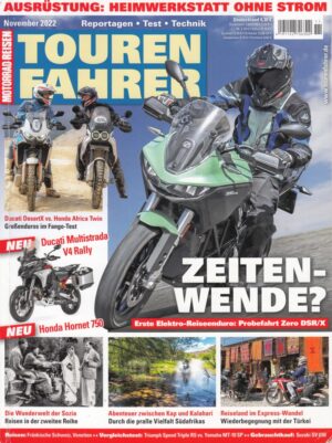 Tourenfahrer 11/2022 – Ducati DesertX vs. Honda Africa Twin