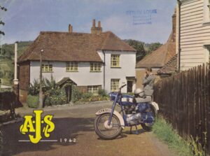 1962 AJS + Motorräder + Modellübersicht / model overview + 16 Seiten + aus 1962