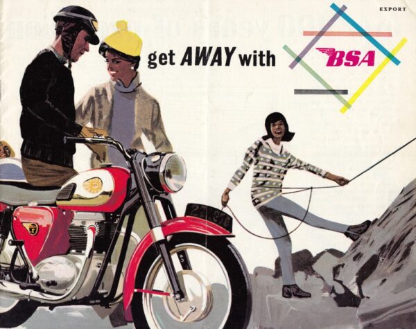 BSA Programm + PROSPEKT brochure + 12 Seiten + aus 1963?