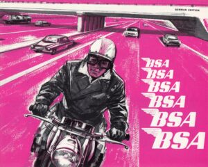1965 BSA Programm 1965 ? + Falt- PROSPEKT brochure + 8 Seiten