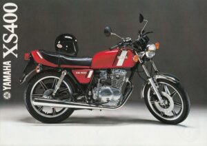 Titelseite: YAMAHA XS 400 + Prospekt brochure + 4 Seiten + Stand 1/79